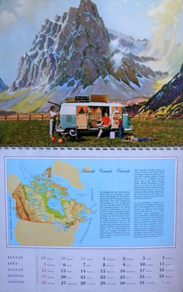 Volkswagen Yearcalendar 1962 (7384)